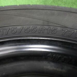 ★アイ★ヨコハマ ブルーアース 1本175/55R15 ミツビシ 純正 スチール 鉄チン 100 4H 54mm 15インチ5.0Jの画像4