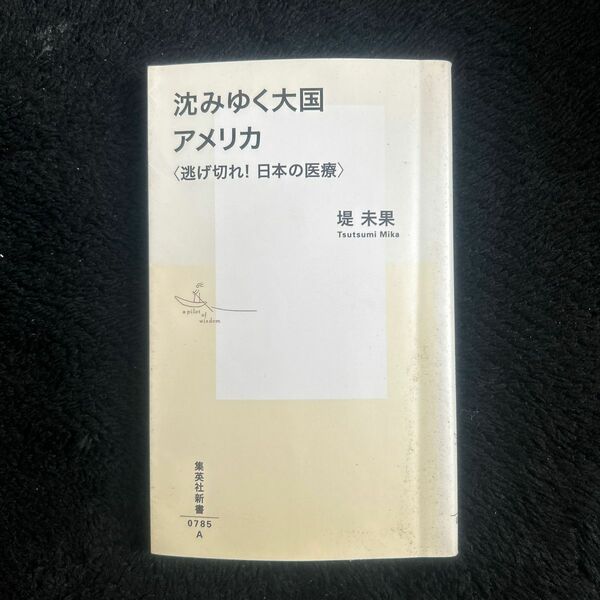 沈みゆく大国アメリカ　逃げ切れ！日本の医療 （集英社新書　０７８５） 堤未果／著