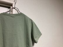 【送料込み】MADE IN USA アメリカ製 グッドウェアーGOODWEARポケット付き TシャツポケT 半袖Tシャツ size L 若草色薄緑_画像6