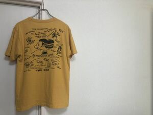 【送料込み】MADE IN JAPAN日本製ウエアハウスWAREHOUSEプリントコットン総柄Tシャツ size M38-40