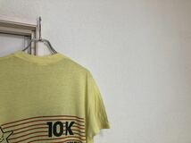 【送料無料】80sヴィンテージ MADE IN USAアメリカ製プリントTシャツsize L程度 裾シングル_画像9