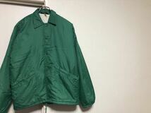 70s80sヴィンテージ MADE IN USAアメリカ製windlessナイロンコーチジャケットsize M 裏地中綿あり_画像1