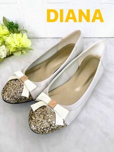 DIANA ダイアナ フラットシューズ バレエシューズ 37(23.5㎝)