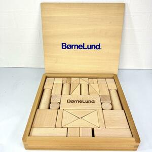 美品☆ボーネルンド オリジナル 積み木 S 白木 Bornelund つみき