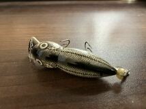 ホッパーストッパー オールド クラップシューター ナチュラルプリント 小サイズ 検索 old whopperstopper ヘドン heddon クランクベイト _画像4