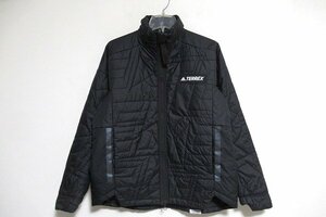 z11601:adidas TERREX(アディダステレックス)US古着 MYSHELTER PrimaLoft Parley Padded Jacket 中綿ジャケット/黒/4XOT