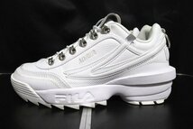 z11635:FILA（フィラ）DISRUPTOR II EXP×ADRER / ディスラプター2 EXP×アドラー 厚底 KEIコラボ/白/28.0cm_画像2