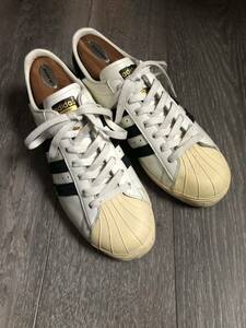 アディダスオリジナルス adidas originals SUPERSTAR 80s VINTAGE DX 26.5 スーパースター レザー ホワイト B25963