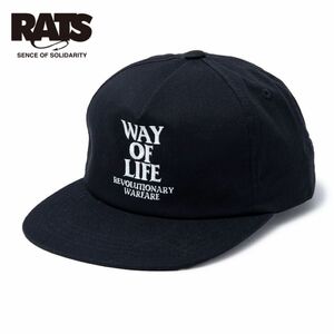 ラッツ　RATS キャップ　EMBROIDERY CAP WAY OF LIFE