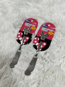日本製　新品未使用　Disney リボン　ミニー　バター　ナイフ　2本セット