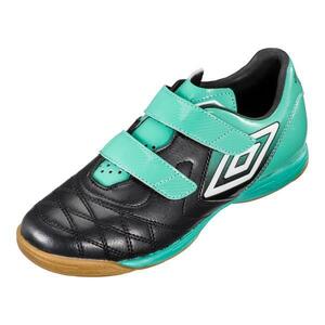 ★アンブロ/UMBRO★新品　ACR シーティー BL WIDE IN ジュニア　17ｃｍ　(ブラック×グリーン)　マジックベルトタイプ