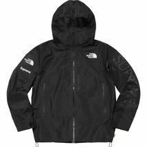 Supreme/The North Face Split Taped Seam Shell Jacket 2024SS Black/Black Sサイズ 新品未使用 直営店購入_画像1
