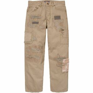 Supreme/blackmeans Mended Loose Fit Jean 2023AW Dirty Tan 30サイズ 新品未使用 直営店購入