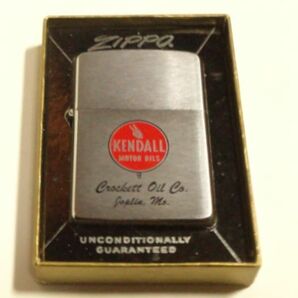 ZIPPO KENDALL ケンドール モーターオイル 1962年の画像1