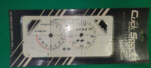 ** rare!!! unopened **Cuck Sports made Suzuki Alto twincam CA72V white meter panel ②**