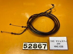 [SD]ヤマハ マジェスティ250 4HC-038 アクセルワイヤー　ケーブル
