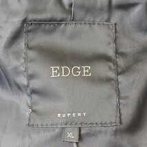 【希少XLサイズ】EDGERUPERT エッジ ラムレザー ライダースジャケット 羊革 シープスキン ブラック パーカ ー メンズ 高級感 _画像6