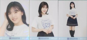 乃木坂46　生写真　３種コンプ　柴田柚菜　12thBDライブTシャツ