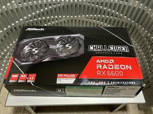 【中古】ASRock製グラボ Radeon RX 6600 Challenger D 8GB PCIExp 8GB 元箱あり　送料込