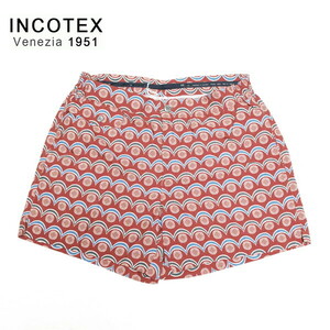 ＊60%OFF 新品 インコテックス INCOTEX 水着 定価27,500円(税込) サイズ48(L) レッド 赤 スイムウエア サーフパンツ 海パン MOT1948