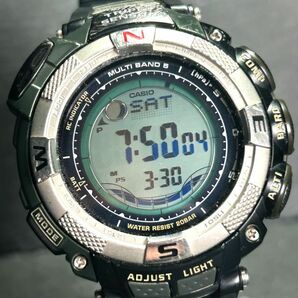 美品 CASIO カシオ PROTREK プロトレック PRW-1500J-1 腕時計 タフソーラー 電波時計 デジタル フルオートカレンダー メンズ 動作確認済みの画像1
