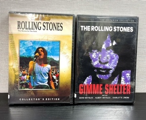 新品未開封 ROLLING STONES ローリングストーンズ DVD 2枚セット GIMME SHELTER The Stone In The Park ミック ジャガー キース リチャーズ