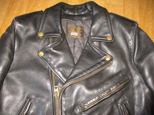  Vanson C-2C2 Vintage all ta long Zip W Double Rider's leather jacket beautiful used size 36 belt less 