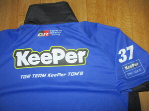 KEEPER Toyota TOM'S Lexus TOM`S racing team pito Zip up dry shirt new same beautiful used size (M corresponding ) TRD* super GT