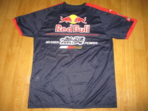  Mugen Honda *F1* super GT* Red Bull * Puma сотрудничество te Caro go dry футболка * рубашка "pit shirt" размер XL новый такой же прекрасный б/у жакет 