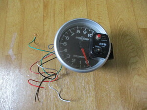  auto meter SPORT-COMP Ⅱ Automator tachometer beautiful used operation verification old car 