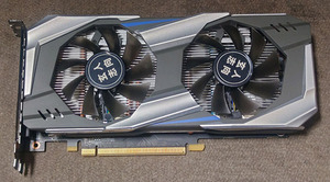 ◆中古◆玄人志向 GF-GTX1060-E6GB/OC2/DF◆PCI-Express◆DP◆HDMI◆DVI-D◆