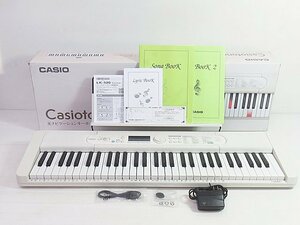 ∞ CASIO カシオ 光ナビゲーション キーボード Casiotone LK-520 2021年製 マイク欠品 美品 □H8