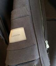 LANVIN ランバン テクニカル コート ネイビー 48 極美品 限定品 フード LAMPOジップ ルカ オッセンドライバー 黄金期_画像5