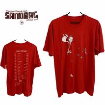 Franz Ferdinand フランツフェルディナンド 2008-09s ワールドツアーTシャツ バンドTシャツ ヴィンテージTシャツ USA製 RED M アーカイブ_画像1