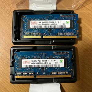 Hynix DDR3 PC3-10600 2GB 2枚