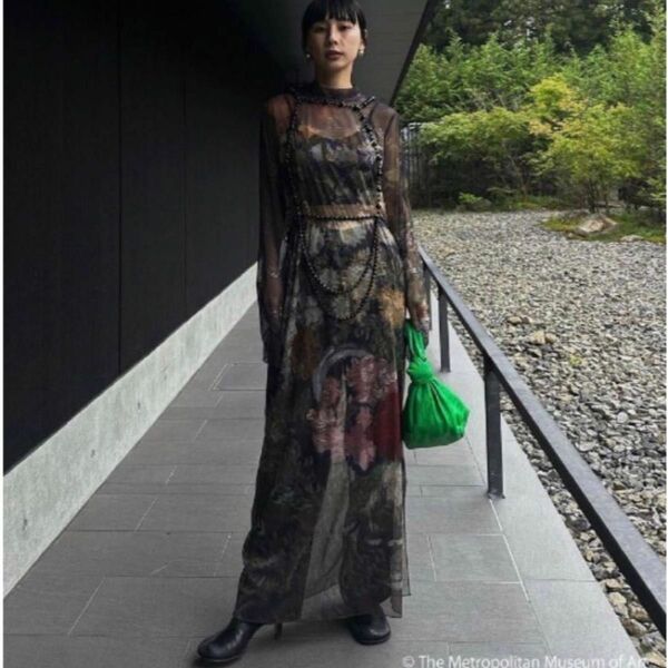 AMERI×THE MET SHEER DRESS