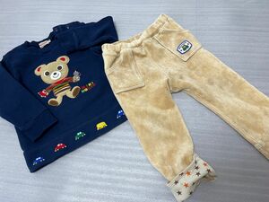 ミキハウス　トレーナーパンツまとめ売りセット売り