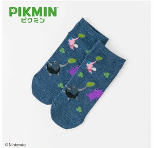 Новый помеченный Pikmin 4 Носки 23 ~ 25 см Синий серый красный Pikmin Синий Pikmin Желтый Pikmin Кроссовки Pikmin в носках Купон доступен