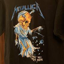 バンドTシャツ/バンT/バンドT/Tシャツ/METALLICA/メタリカ/BK/against/両面プリント/古着/詳細不明/現状渡し_画像2