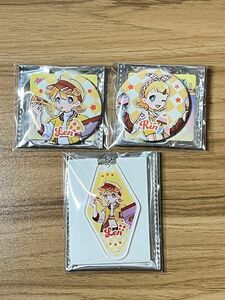 鏡音リン・レン 100均コラボ 缶バッジ アクリルキーホルダー