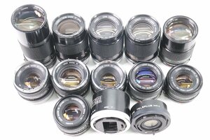 【11点】CANON キャノン FD 単焦点レンズ 一眼レフ カメラレンズ まとめ売り 50mm F1.4/135mm F2.8/200mm F4/50mm F1.8 等 20601-Y