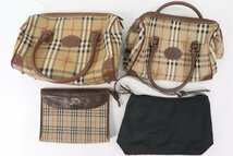 【21点】BURBERRY バーバリー Burberrysトート ハンド ショルダーバッグ 鞄 財布 名刺 カード入れ キーケース ポーチ等 まとめ 3229-HA_画像4