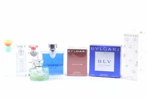 【8点】BVLGARI ブルガリ BLV ブルー プチママン エクストレーム オムニア 等 香水 フレグランス EDT EDP まとめ売り 3223-Y