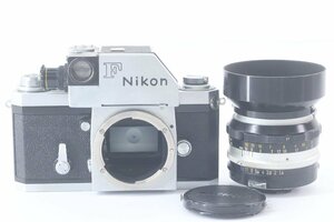 NIKON F 初期 フォトミック ファインダー ニコン 一眼レフ フィルムカメラ NIKKOR-S F1.4 50mm 単焦点レンズ 43368-Y