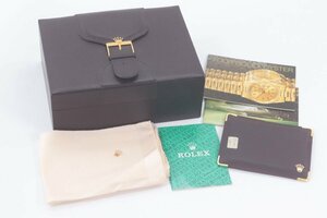 ROLEX ロレックス 付属品のみ 純正BOX 71.00.08 腕時計ケース デイデイト ブラウン カードケース 冊子 3403-N