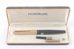 MONTBLANC モンブラン 224 万年筆 ペン先 585刻印 ゴールドカラー ヴィンテージ 文具 筆記用具 3522-HA