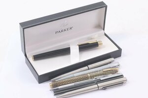 【7点】 MONTBLANC モンブラン SHEAFFER シェーファー PARKER パーカー等 万年筆 ボールペン ペン先 14K 585 刻印 文具 まとめ 3533-HA