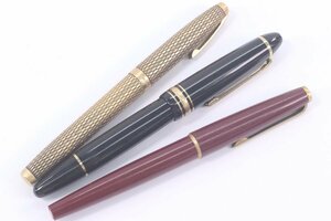 【3点】 MONTBLANC モンブラン SHEAFFER シェーファー 万年筆 ペン先 14K 585 18C 750 刻印 文具 筆記用具 まとめ 3530-HA