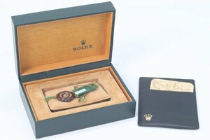 【箱のみ】ROLEX ロレックス68.00.55 MONTTRES ROLEX S.A. GENEVE 時計ケース 外箱付 内箱 空箱 純正BOX 緑 グリーン 3611-HA