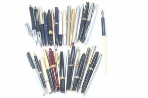 【33点】PILOT PLATINUM PARKER SAILOR 等 万年筆 ボールペン シャーペン ペン先 14K 18K 刻印等 まとめ 文具 筆記用具 3482-HA